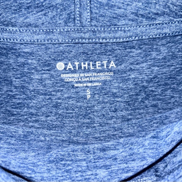 Athleta Uptempo Hoodie Sweatshirt, Blue, Women's Small - Picture 5 of 13